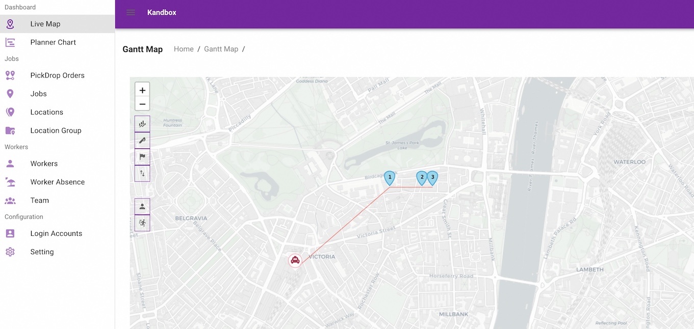 Live Map with the 3rd job